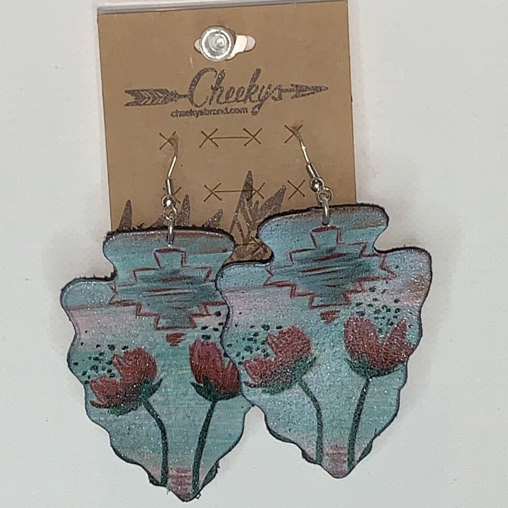 Leather Arrow Earrings